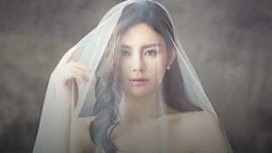 bride with veil