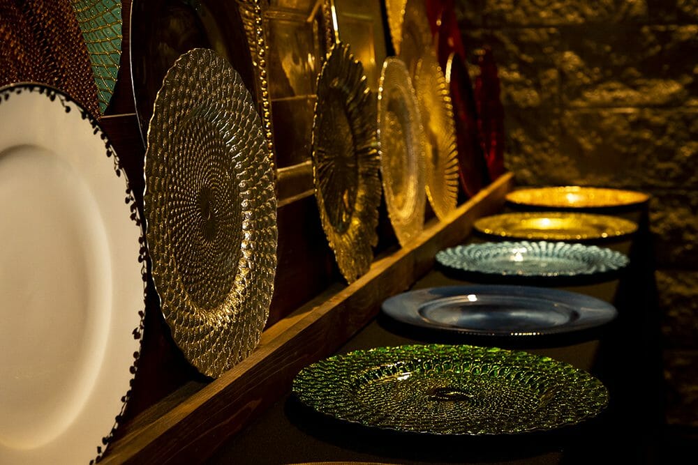 Ornate plate display